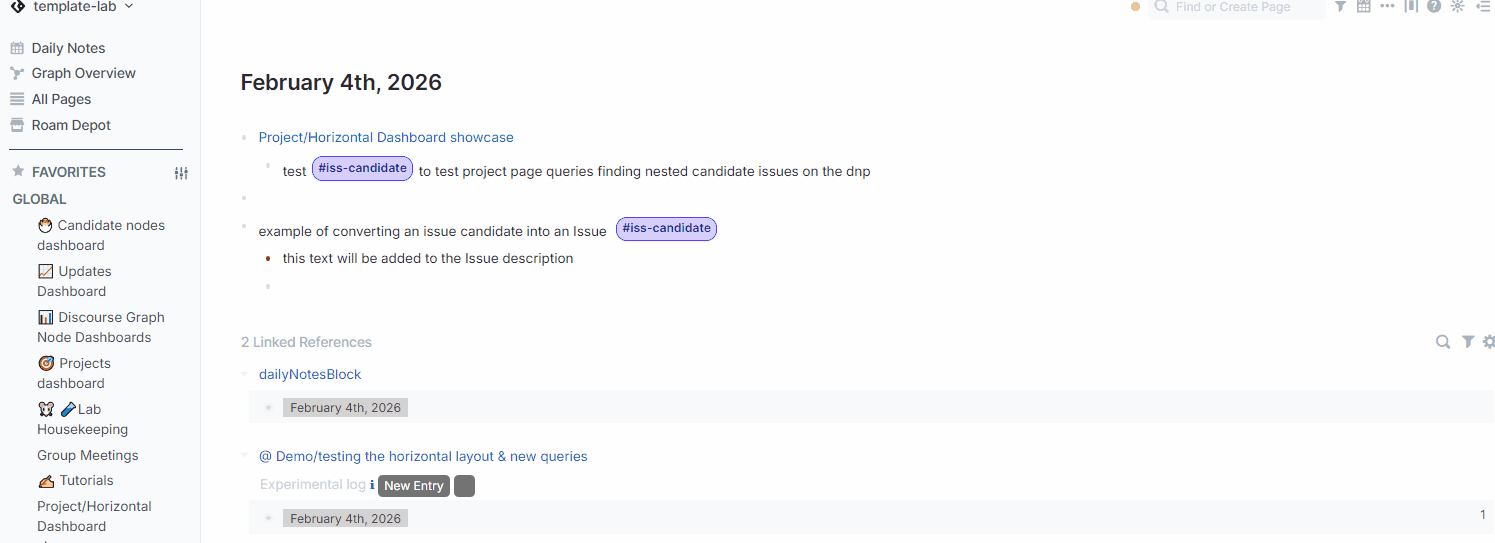 converting a candidate node into an Issue